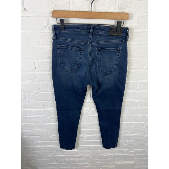 Lucky Brand Women's Mid Rise Sasha Super Skinny Leg Denim Jeans Blue Size 8 - Picture 3 of 7